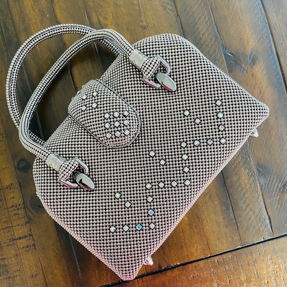 Handbags - Vintage beaded chainmail box evening bag
